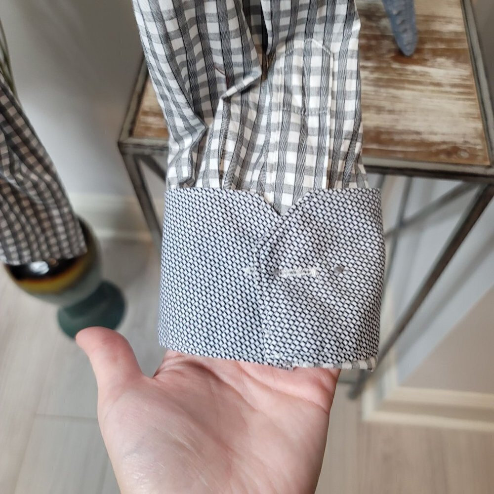 Bugatchi Uomo Button Up Mens Medium - image 5